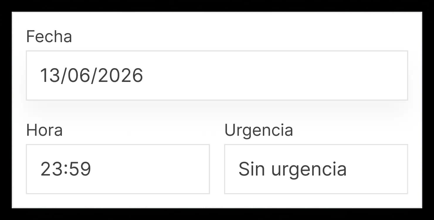 Vista de Taskly: Que no se te olvide